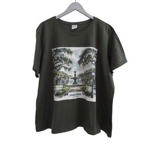 Savannah Georgia Forsyth Park Fountain Women's Tee T-Shirt 3XL